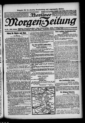 Berliner Morgen-Zeitung vom 24.11.1917