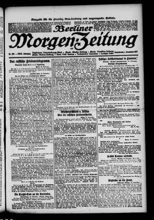 Berliner Morgen-Zeitung vom 01.12.1917