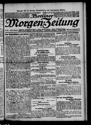 Berliner Morgen-Zeitung vom 19.12.1917
