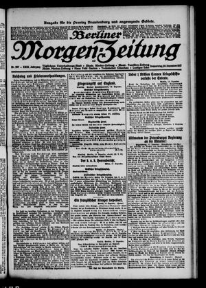 Berliner Morgen-Zeitung on Dec 20, 1917