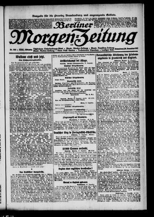 Berliner Morgen-Zeitung vom 29.12.1917