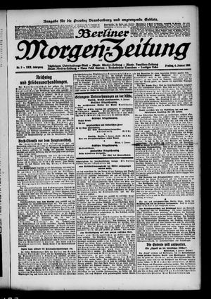Berliner Morgen-Zeitung vom 04.01.1918