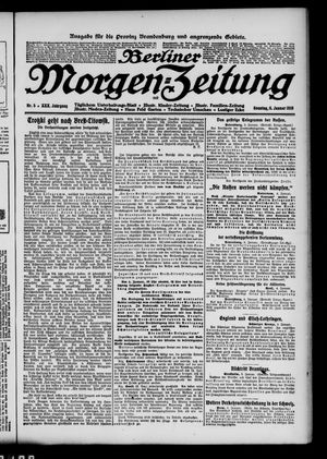 Berliner Morgen-Zeitung vom 06.01.1918
