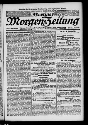 Berliner Morgen-Zeitung vom 09.01.1918
