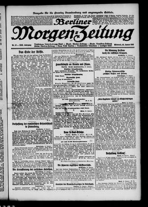 Berliner Morgen-Zeitung vom 16.01.1918
