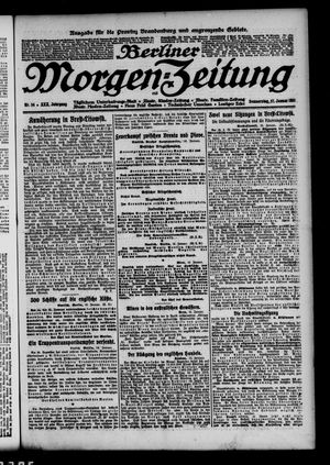 Berliner Morgen-Zeitung vom 17.01.1918