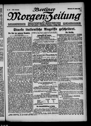 Berliner Morgen-Zeitung on Jan 30, 1918