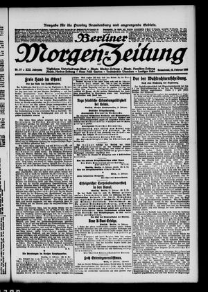 Berliner Morgen-Zeitung vom 16.02.1918