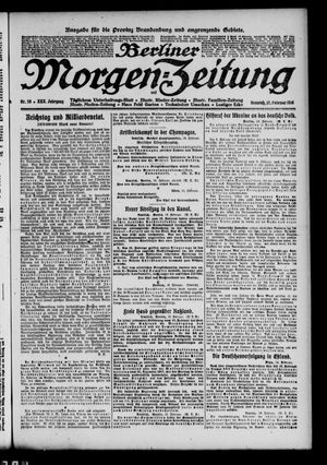 Berliner Morgen-Zeitung vom 17.02.1918