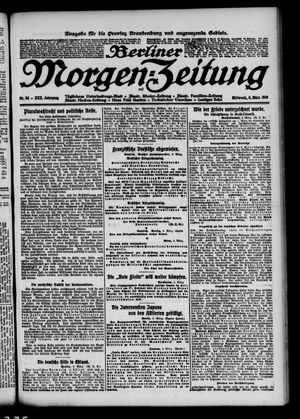 Berliner Morgen-Zeitung vom 06.03.1918