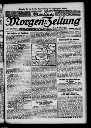 Berliner Morgen-Zeitung on Mar 7, 1918