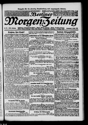 Berliner Morgen-Zeitung vom 09.03.1918
