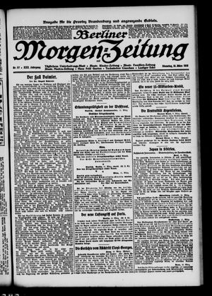 Berliner Morgen-Zeitung on Mar 12, 1918