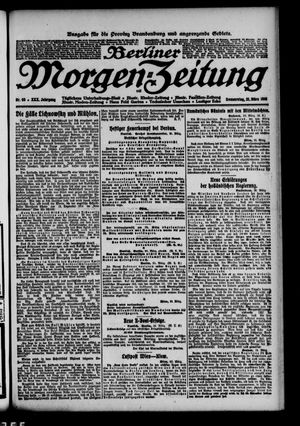 Berliner Morgen-Zeitung vom 21.03.1918