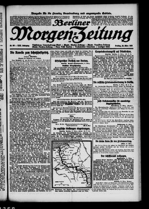 Berliner Morgen-Zeitung vom 22.03.1918