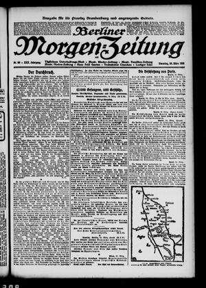 Berliner Morgen-Zeitung vom 26.03.1918