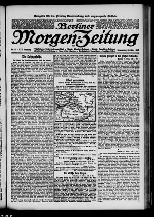 Berliner Morgen-Zeitung vom 28.03.1918