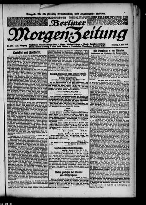 Berliner Morgen-Zeitung vom 05.05.1918