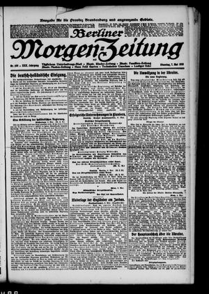Berliner Morgen-Zeitung vom 07.05.1918