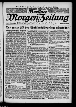 Berliner Morgen-Zeitung on May 15, 1918
