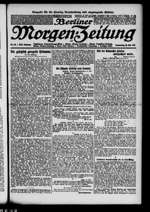 Berliner Morgenzeitung vom 16.05.1918