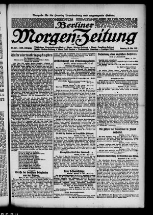 Berliner Morgen-Zeitung vom 19.05.1918