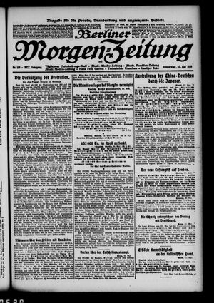 Berliner Morgen-Zeitung vom 23.05.1918