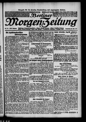 Berliner Morgen-Zeitung on May 25, 1918