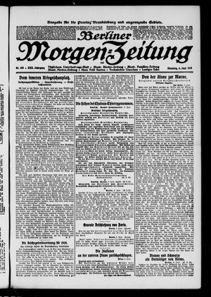 Berliner Morgen-Zeitung vom 04.06.1918