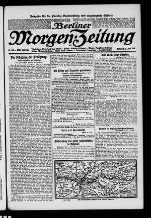 Berliner Morgen-Zeitung vom 05.06.1918