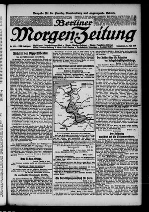 Berliner Morgen-Zeitung vom 08.06.1918
