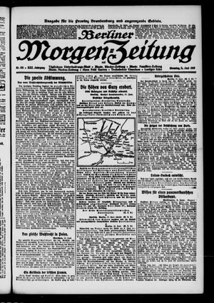 Berliner Morgen-Zeitung vom 11.06.1918