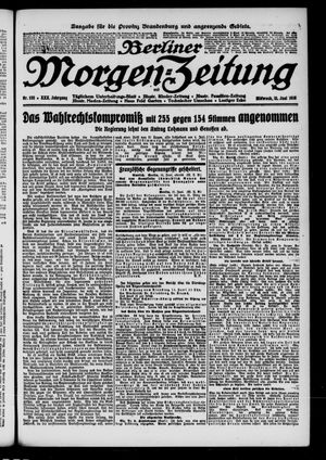Berliner Morgen-Zeitung vom 12.06.1918