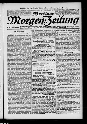Berliner Morgen-Zeitung vom 20.06.1918