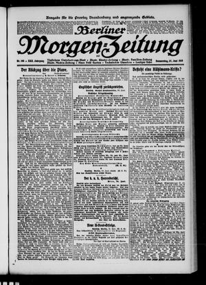 Berliner Morgen-Zeitung vom 27.06.1918