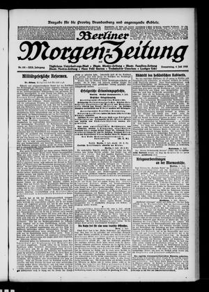 Berliner Morgen-Zeitung vom 04.07.1918