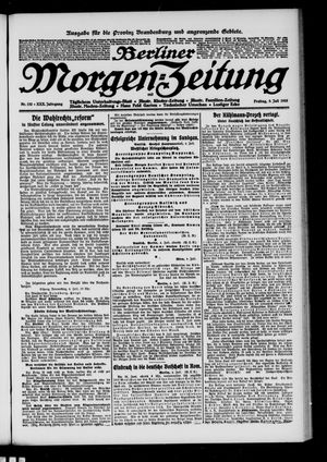 Berliner Morgen-Zeitung on Jul 5, 1918