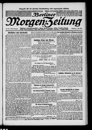 Berliner Morgen-Zeitung vom 07.07.1918