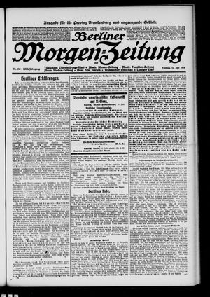 Berliner Morgen-Zeitung vom 12.07.1918