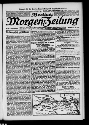Berliner Morgen-Zeitung vom 17.07.1918