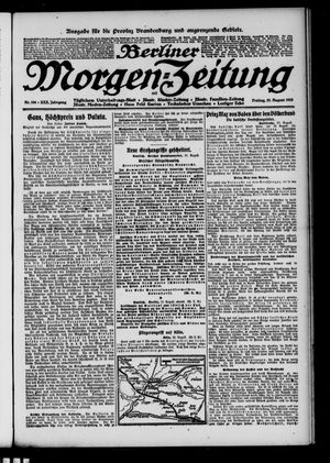 Berliner Morgen-Zeitung vom 23.08.1918