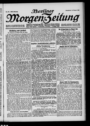 Berliner Morgen-Zeitung vom 24.08.1918