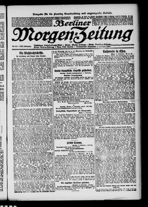 Berliner Morgen-Zeitung vom 12.09.1918
