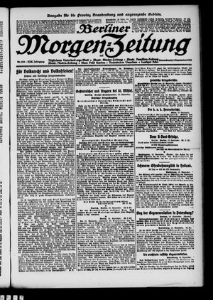 Berliner Morgen-Zeitung vom 14.09.1918
