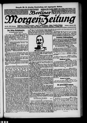 Berliner Morgen-Zeitung vom 04.10.1918