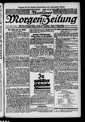 Berliner Morgen-Zeitung vom 05.11.1918