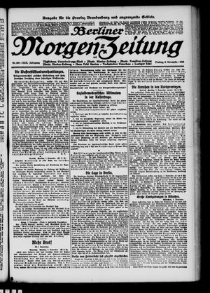 Berliner Morgen-Zeitung vom 08.11.1918