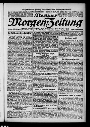 Berliner Morgen-Zeitung vom 27.12.1918