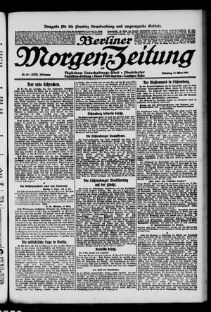 Berliner Morgenzeitung vom 11.03.1919