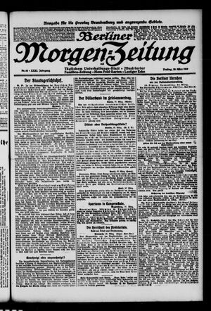 Berliner Morgenzeitung vom 28.03.1919